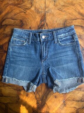 Joe's Jeans Distressed Denim Cutoff Shorts - Blue